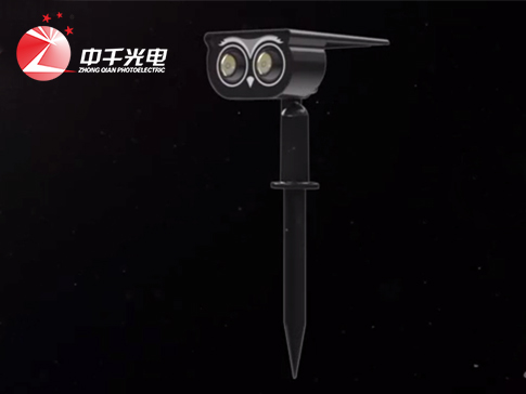 ZQ-CPD Owl Solar Lawn Light Video